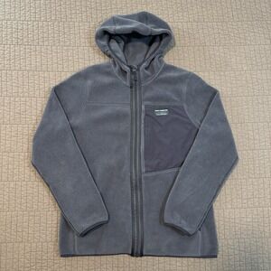 LL Bean Mountain Classic Fleece Hoodie Jacket Women Small Blue Full Zip‎ Outdoor